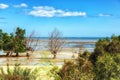 The beach at Antsanitia, Madagascar Royalty Free Stock Photo