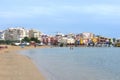 The beach area of the city in Torrevieja. Royalty Free Stock Photo