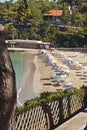 Beach at Argostoli of Kefalonia in Greece