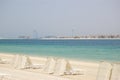 Beach of Atlantis the Palm hotel Royalty Free Stock Photo