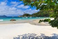 Beach Aventueiro blue water sky palm tree Royalty Free Stock Photo