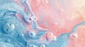 Beach background with pastel marble and foam bubbles. Abstract pastel marble and foam bubbles. Royalty Free Stock Photo