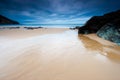 Beach of Bakio in Bizkaia Royalty Free Stock Photo