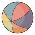 Beach Ball Icon Royalty Free Stock Photo