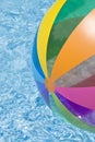 Beach Ball in Swimming Pool Royalty Free Stock Photo