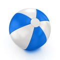 Beach ball on white background