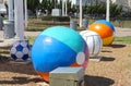 Beach Balls, Virginia Beach Virginia Royalty Free Stock Photo