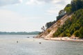 Beach at the Baltic Sea coast near Sellin on the island RÃÂ¼gen Royalty Free Stock Photo