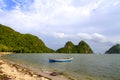 Beach Bang Boet and small blue boat