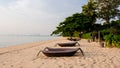 Beautiful beach of Bangsaray Pattaya Thailand Royalty Free Stock Photo