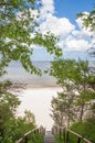 Beach of Bansin,Usedom Island,baltic Sea,Germany Royalty Free Stock Photo