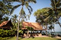 Beach bar in a tropical island