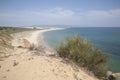 Beach at Barbate in Cadiz, Andalusia, Spain Royalty Free Stock Photo