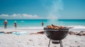 Beach Barbecue Delight: Grilling in Paradise