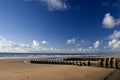 Beach in Barmouth. Wales Royalty Free Stock Photo