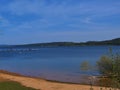 On the beach of a Bavarian lake - brombachsee