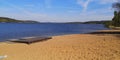 on the beach of a Bavarian lake - brombachsee