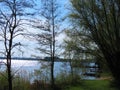 On the beach of a Bavarian lake - brombachsee