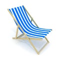 Beach bed blue Royalty Free Stock Photo