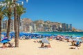 Beach of Benidorm Royalty Free Stock Photo