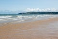 Beach at Benllech in Anglesey North Wales UK Royalty Free Stock Photo