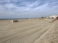 Beach of Berck sur Mer in France