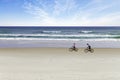 Beach bikers Royalty Free Stock Photo