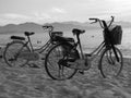 Beach Bikes Royalty Free Stock Photo