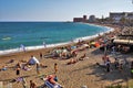 Beach Bil-Bil in the town of Benalmadena Malaga