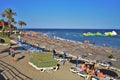 Beach Bil-Bil in the town of Benalmadena Malaga