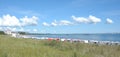 Beach of Binz,Ruegen island,Baltic Sea,Germany Royalty Free Stock Photo