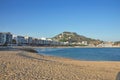 Beach of Blanes-Catalonia Royalty Free Stock Photo
