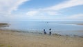 Beach and Blue Ocean Landscape Royalty Free Stock Photo