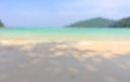 Beach blur background