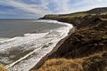 Beach at Boggle Hole, Robin Hoods Bay towards Ravenscar Royalty Free Stock Photo