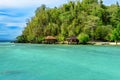 Beach on Bolilanga Island. Togean Islands. Indonesia. Royalty Free Stock Photo