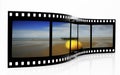 Beach bouy Film Strip Royalty Free Stock Photo