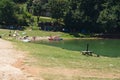 Beach on Bovan lake