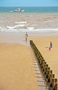 Beach at Bridlington East Yorkshire Royalty Free Stock Photo