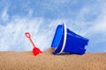 Beach bucket Royalty Free Stock Photo