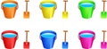 Beach Buckets Royalty Free Stock Photo