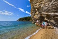 Beach at Budva Montenegro