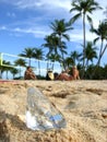 Beach bums and diamond Royalty Free Stock Photo