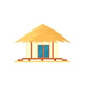 Beach bungalow icon