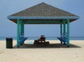 Beach Cabana Cayman Islands Royalty Free Stock Photo