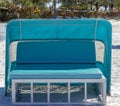 Beach Cabana Seat for Two Royalty Free Stock Photo
