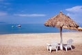 Beach Cabanas Royalty Free Stock Photo