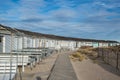 Beach Cabanas in East Hampton New York Royalty Free Stock Photo