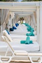 Beach Cabanas Royalty Free Stock Photo