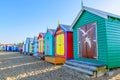 Beach cabins at Brighton beach, Melbourne, Australia